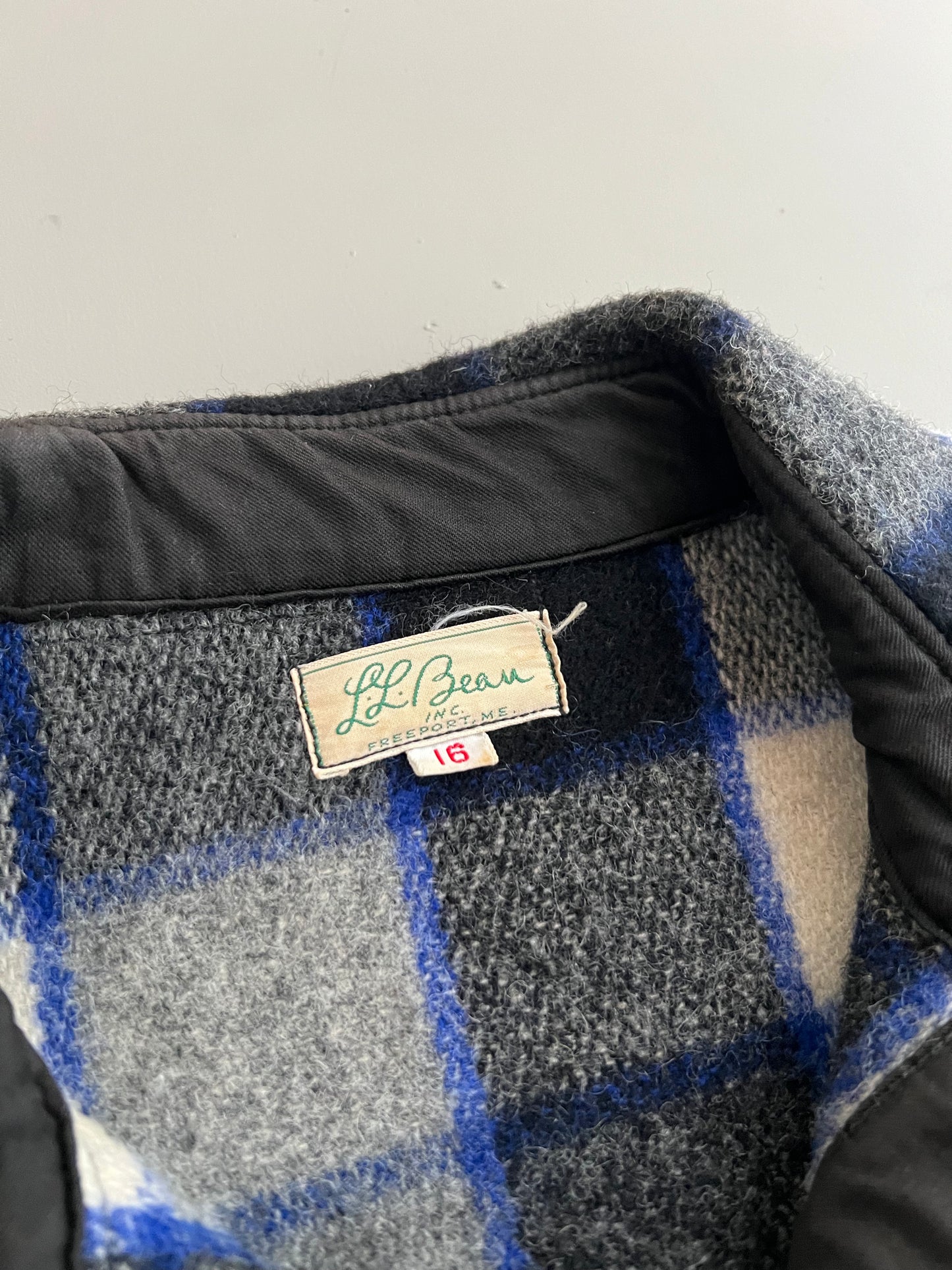 XL 60s L.L. Bean Wool Flannel