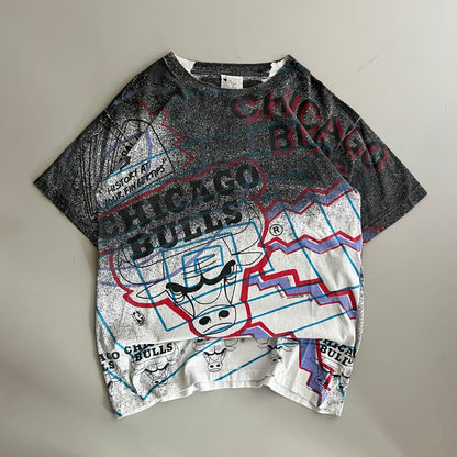 Medium 90s Chicago Bulls AOP T-shirt