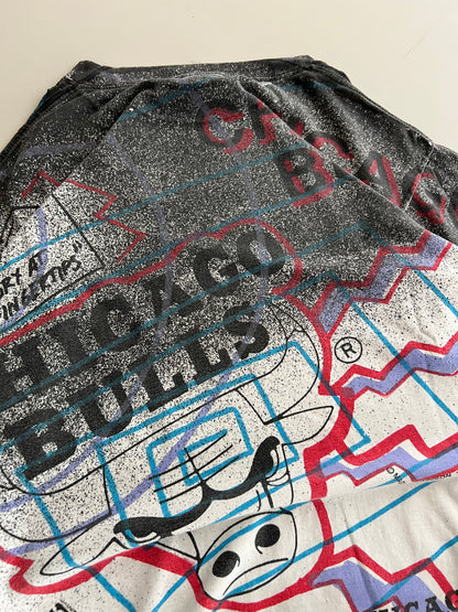 Medium 90s Chicago Bulls AOP T-shirt