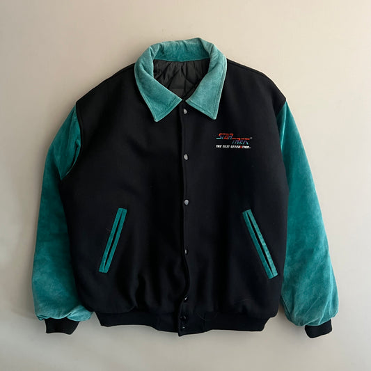 LArge 90s Star Trek The Next Generation Leather Jacket