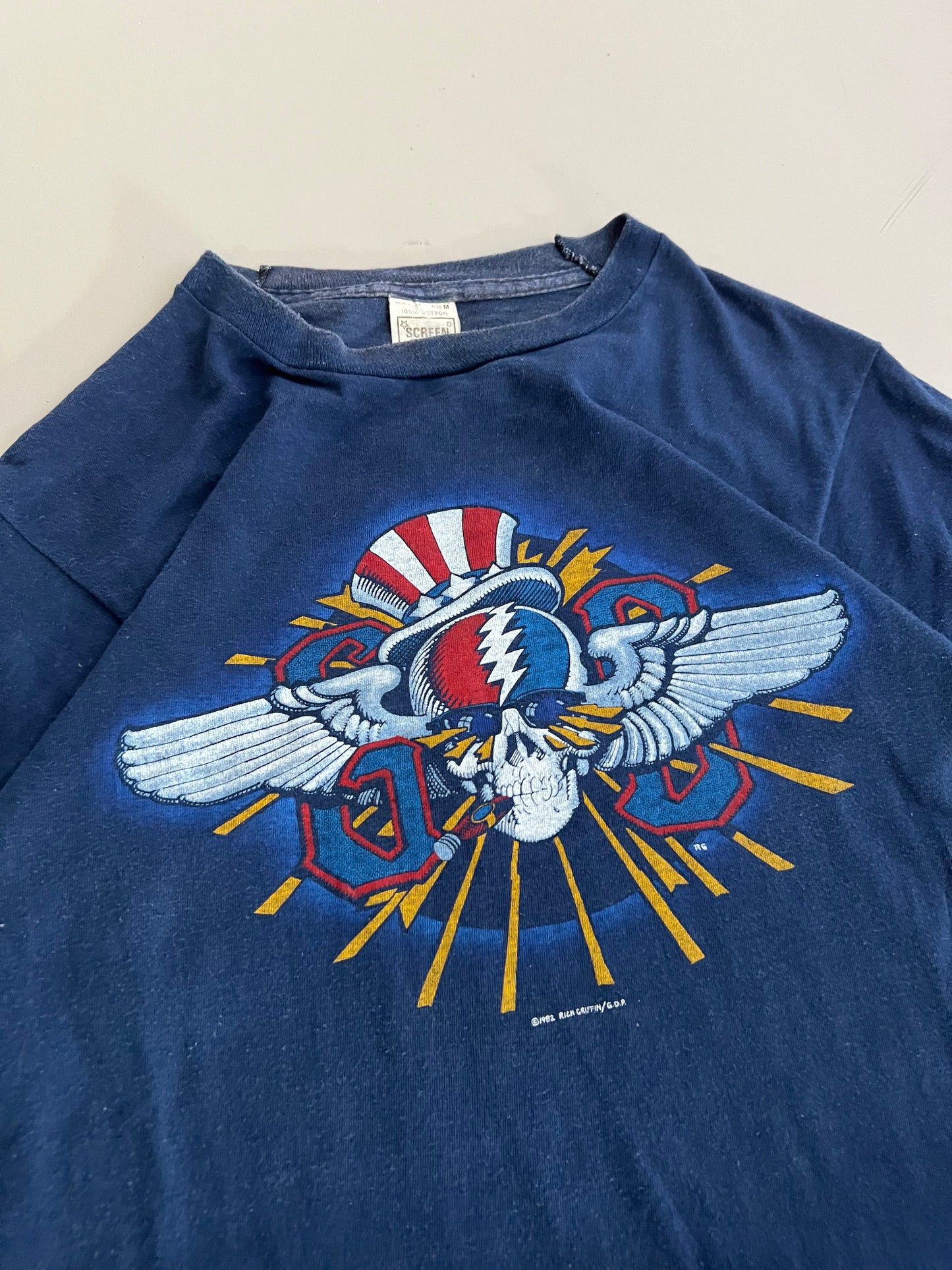 Medium 1982 Grateful Dead Rick Griffin Art T-shirt