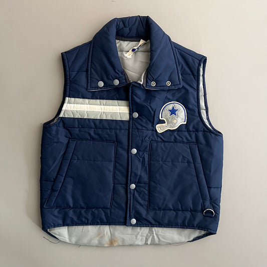 Small 80s Dallas Cowboys Sahi-Urban Puffer Vest