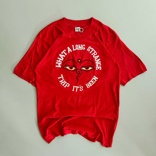 Medium 70s Red Grateful Dead Strange Trip T-shirt