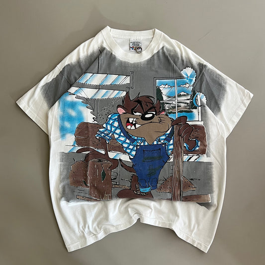 XL 1996 Tazmanian Devil AOP T-shirt