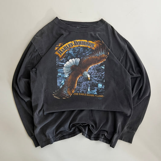 XL 1988 Harley Davidson New York 3D Emblem T-shirt