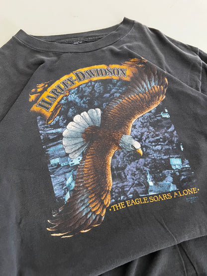 XL 1988 Harley Davidson New York 3D Emblem T-shirt