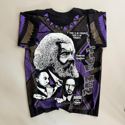 Large 90s Positive Men World Colors T-shirt