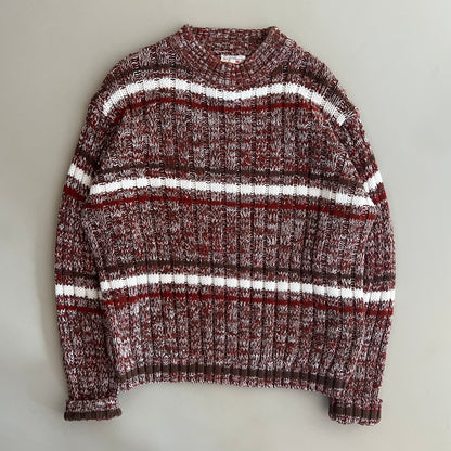 Large 90s Zeller Crest Knit Sweater