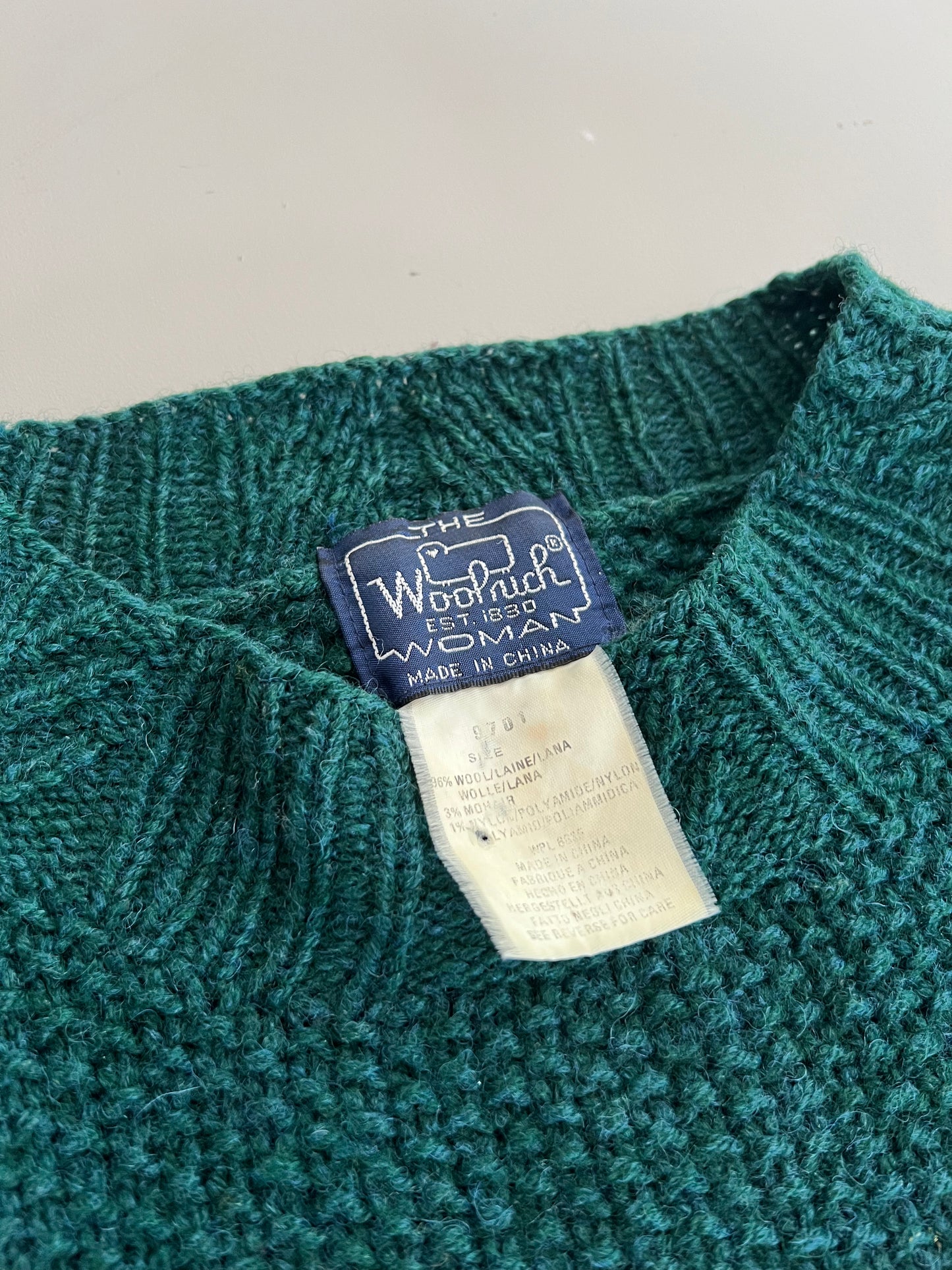 Large 80s Woolrich Novelty Sweater