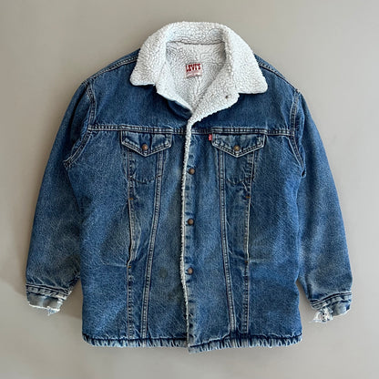 Medium 80s Levi's Sherpa Lined Denim Jacket