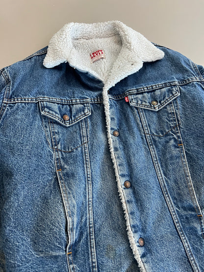 Medium 80s Levi's Sherpa Lined Denim Jacket
