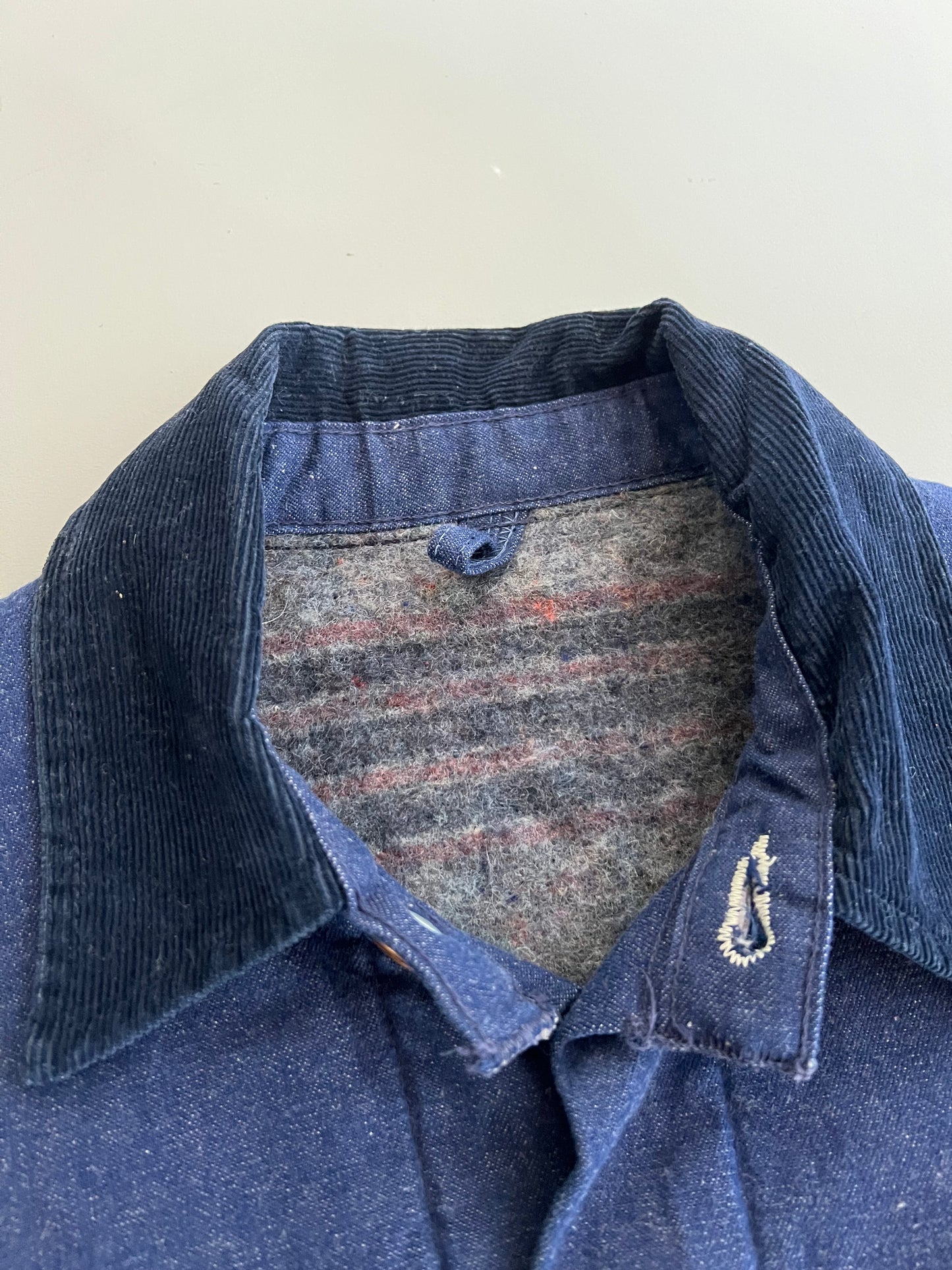 XL 80s Lined Denim Chore