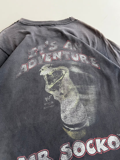 XL 90s Mick Foley Mr. Socko WWF T-shirt