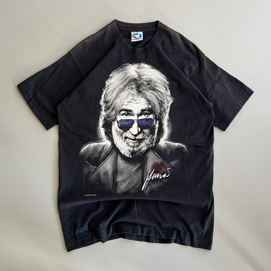 Large 1995 Liquid Blue Jerry Garcia T-shirt