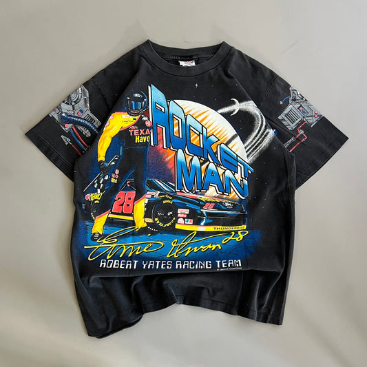 Large 1994 Ernie Irvin Rocket Man AOP T-shirt