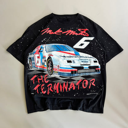 2XL 90s Mark Martin Splatter AOP T-shirt
