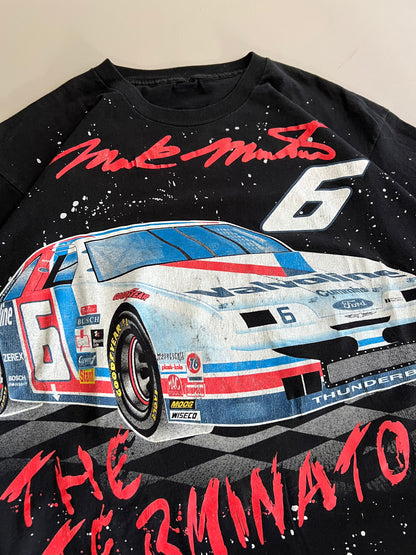 2XL 90s Mark Martin Splatter AOP T-shirt