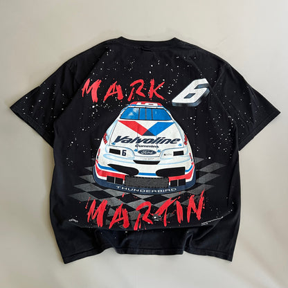 2XL 90s Mark Martin Splatter AOP T-shirt