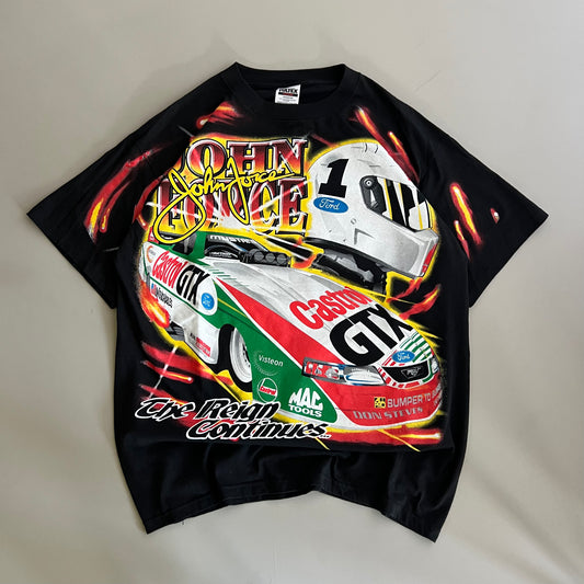 XL John Force Drag Racing AOP T-shirt