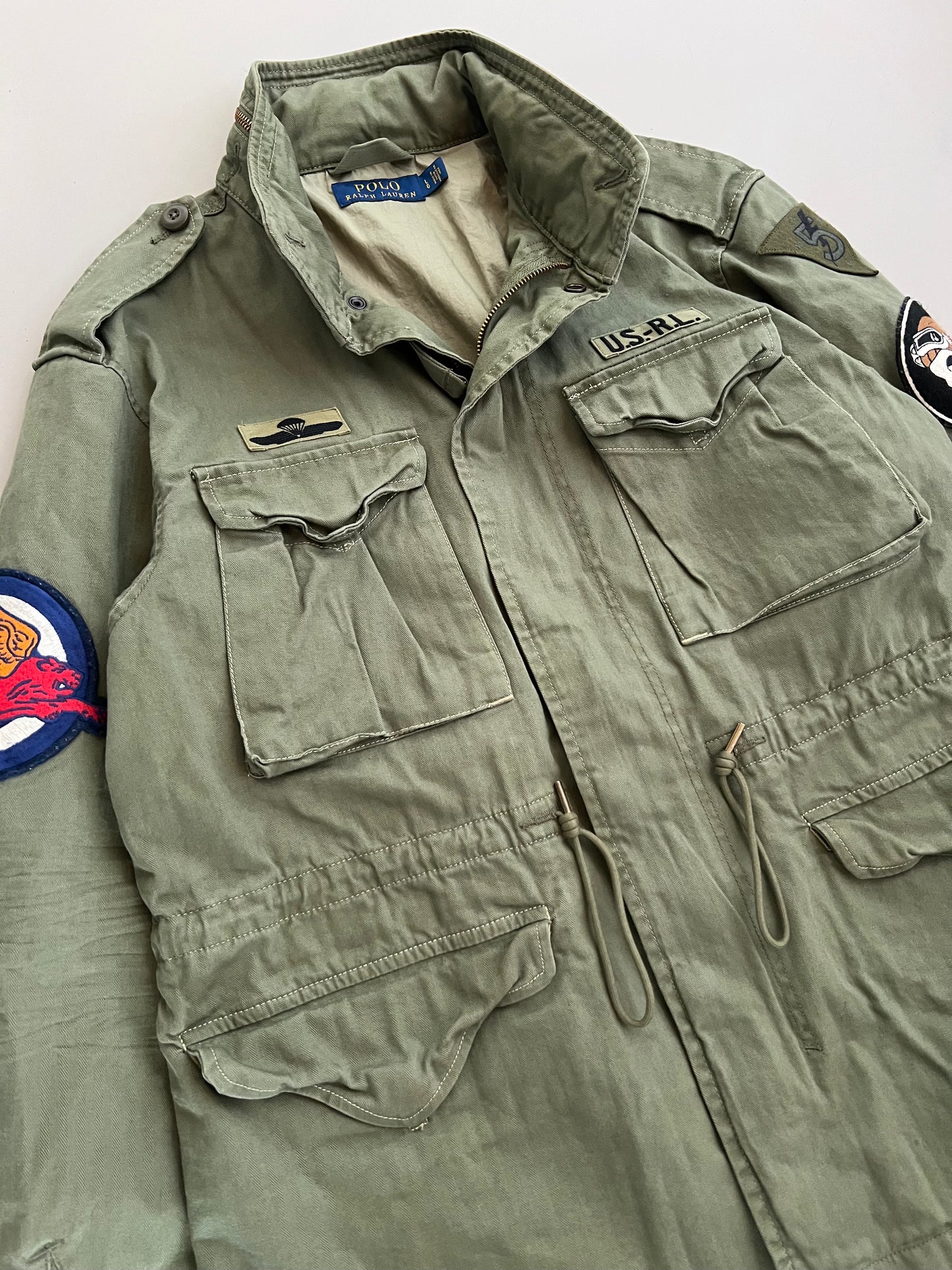 Large Polo Ralph Lauren Herringbone Jacket