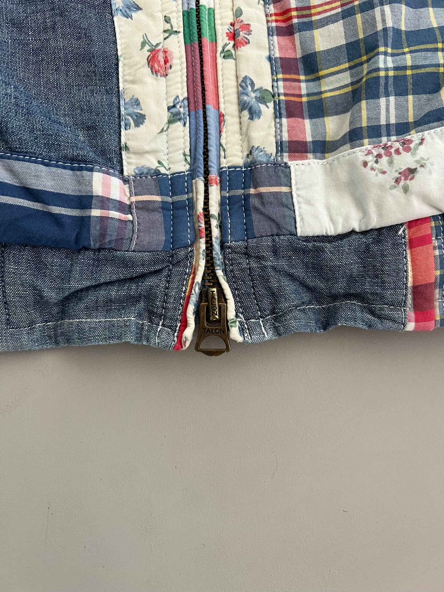 XL Polo Ralph Lauren Cropped Patchwork Jacket