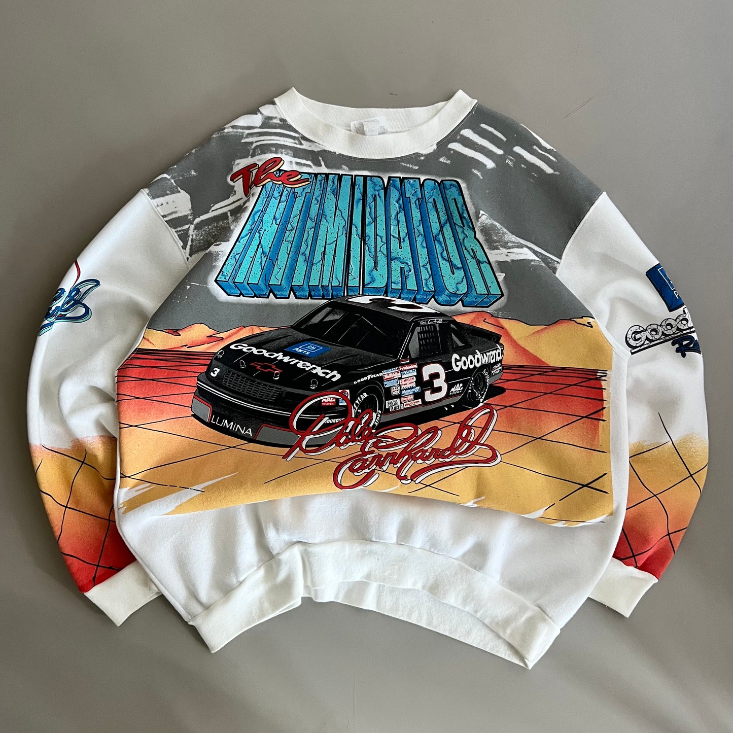 XXL 90s Dale Earnhardt The Intimidator AOP Sweatshirt