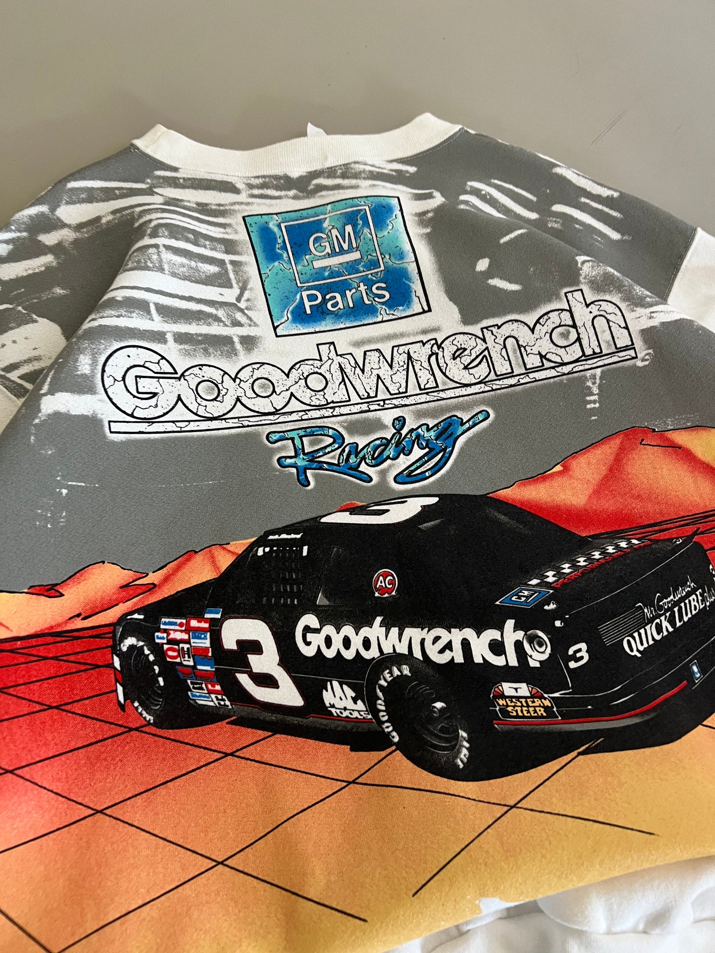 XXL 90s Dale Earnhardt The Intimidator AOP Sweatshirt