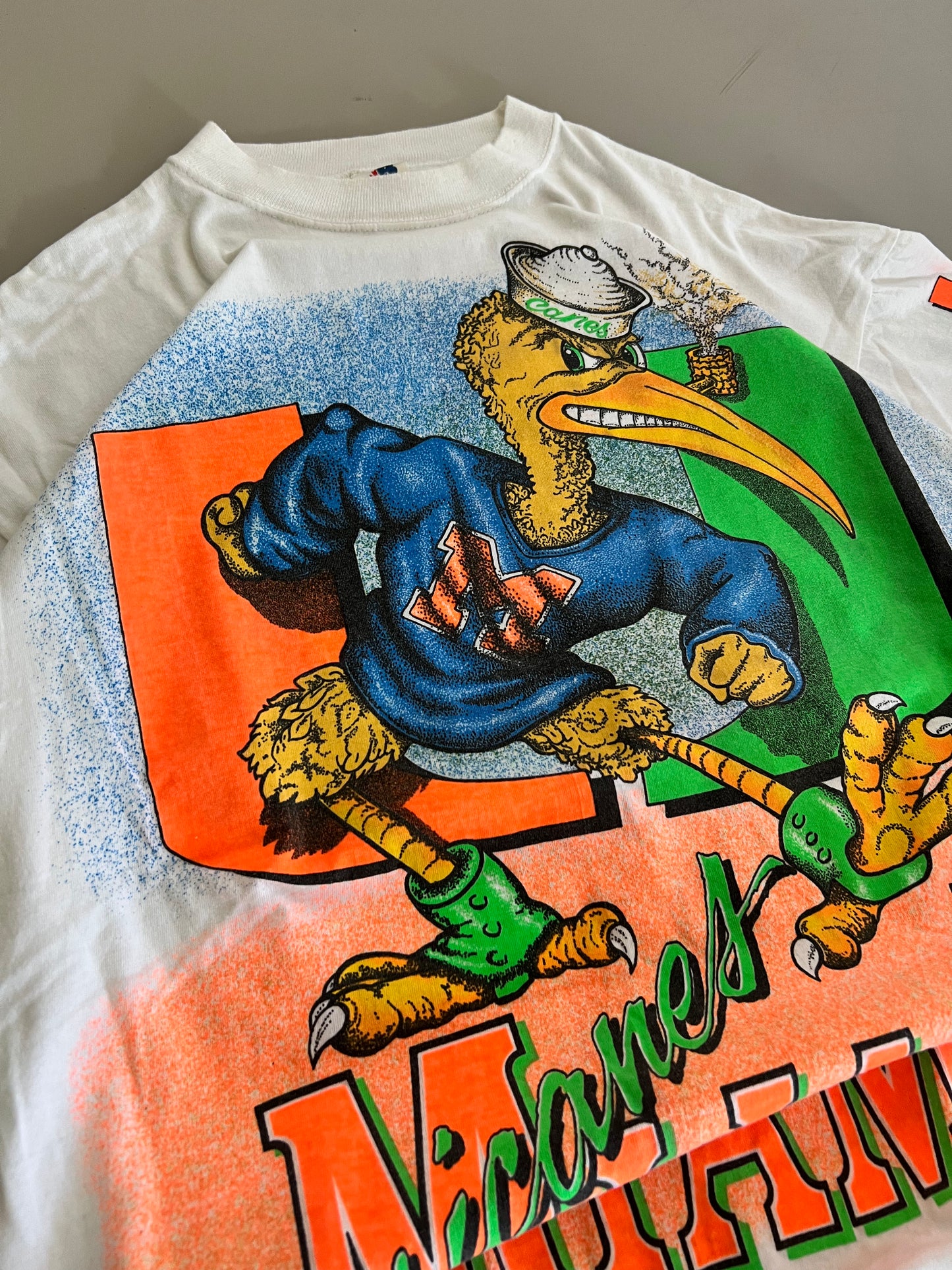 XXL 90s Miami University AOP T-shirt