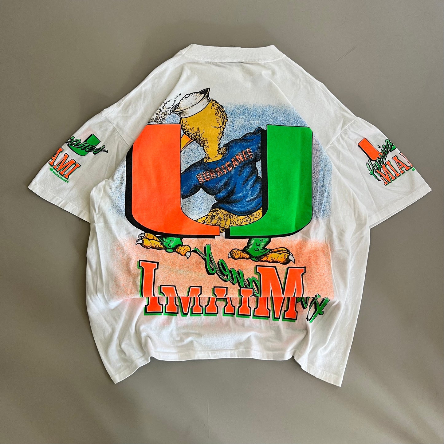 XXL 90s Miami University AOP T-shirt