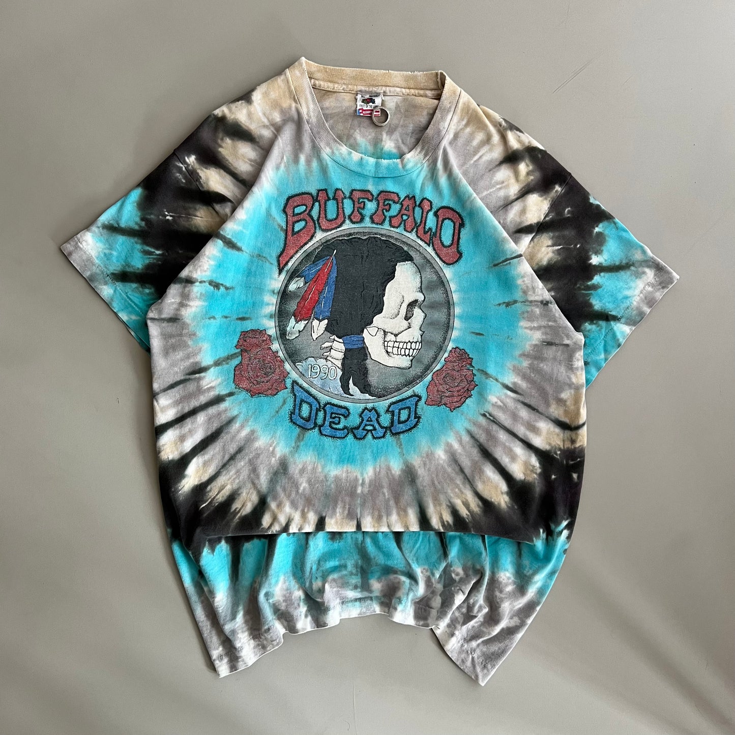 XL 1990 Buffalo Grateful Dead Tie Dye T-shirt
