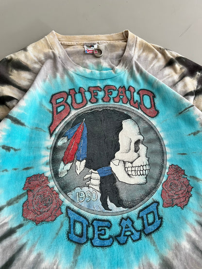 XL 1990 Buffalo Grateful Dead Tie Dye T-shirt