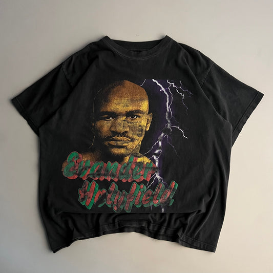 Large 90s Evander Holyfield Giant Killer Rap T-shirt