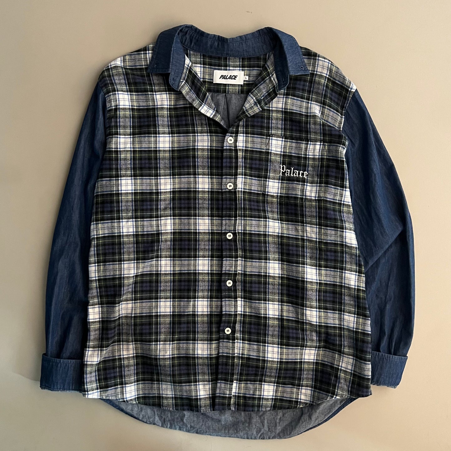 Large Palace Plaid Button Shirt