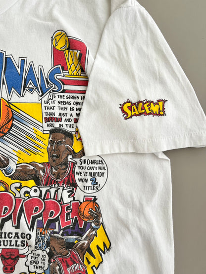 XL 1993 NBA Finals Cartoon T-shirt