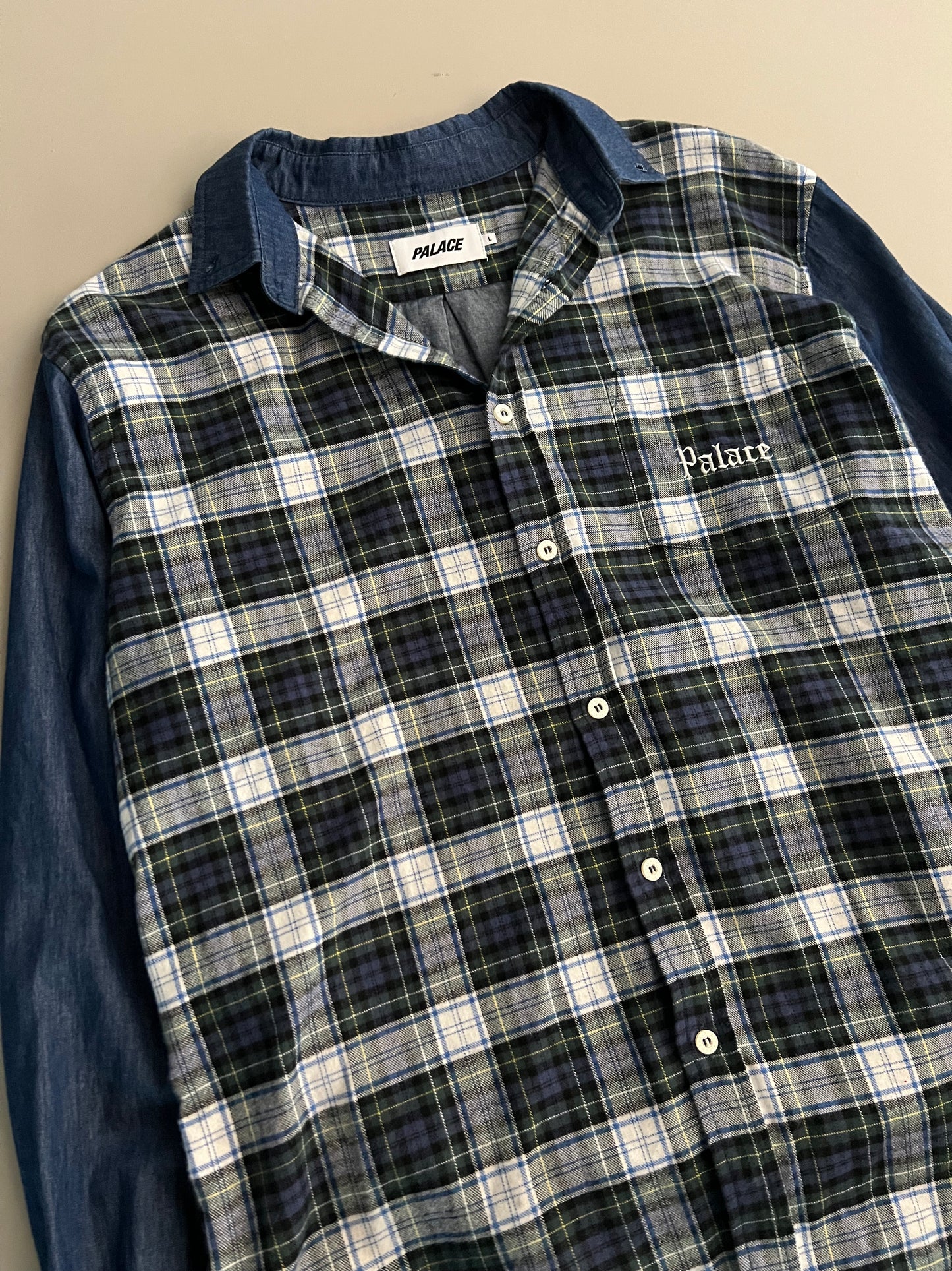 Large Palace Plaid Button Shirt
