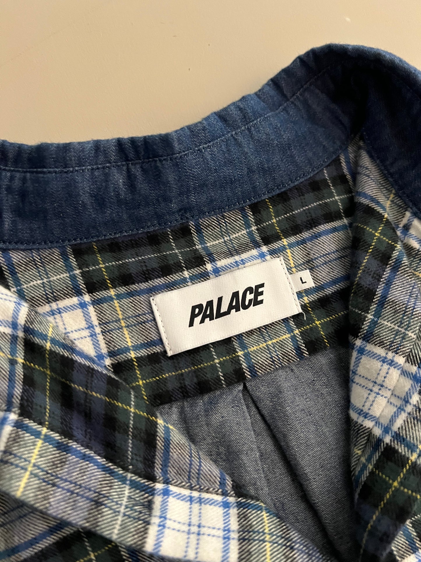 Large Palace Plaid Button Shirt