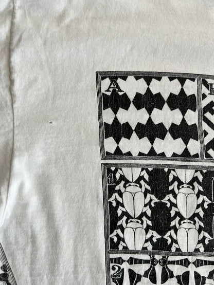 XL 1990 MC Escher AOP Art T-shirt