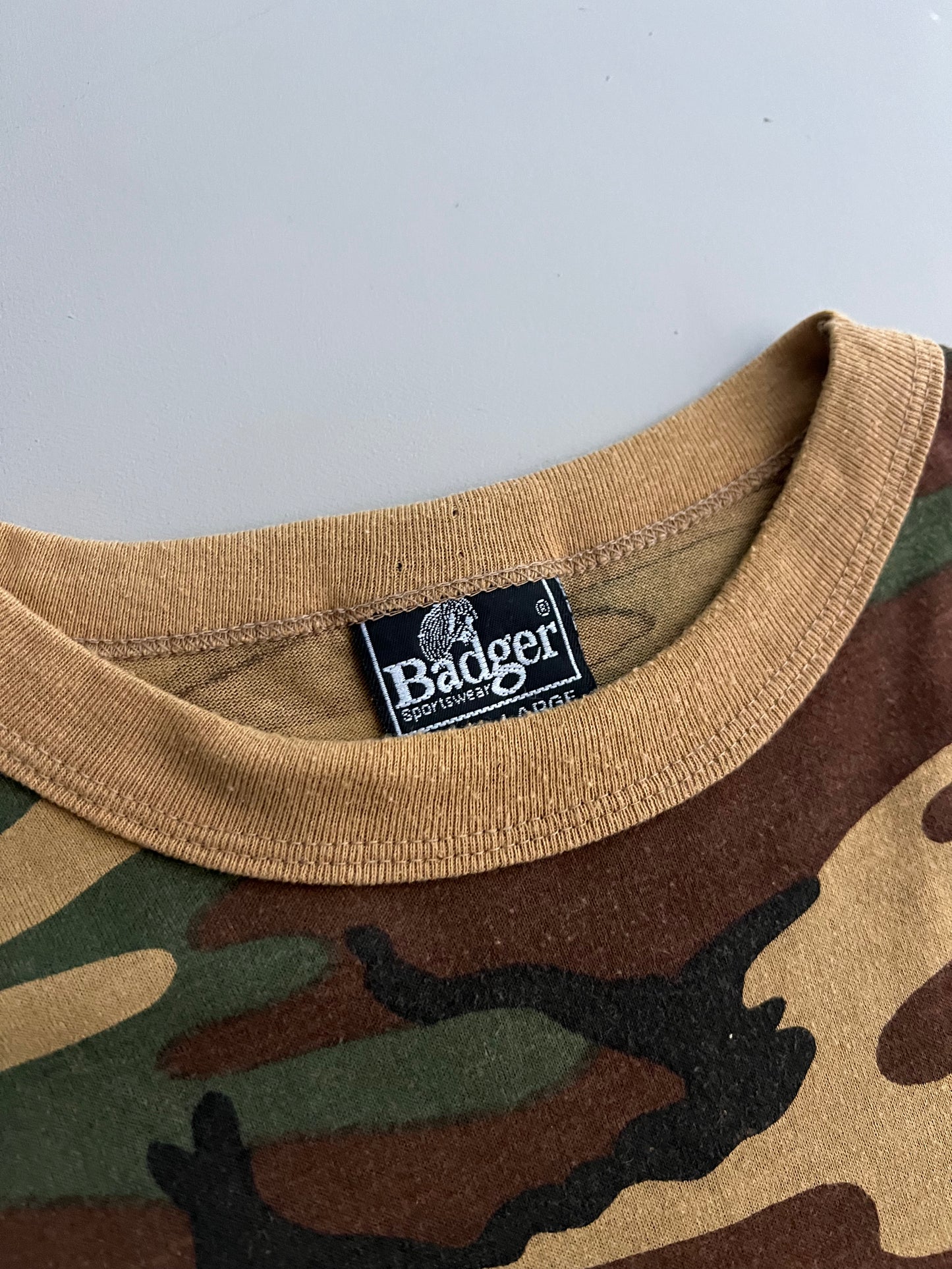 XL 90s Camo Blank Long Sleeve Shirt