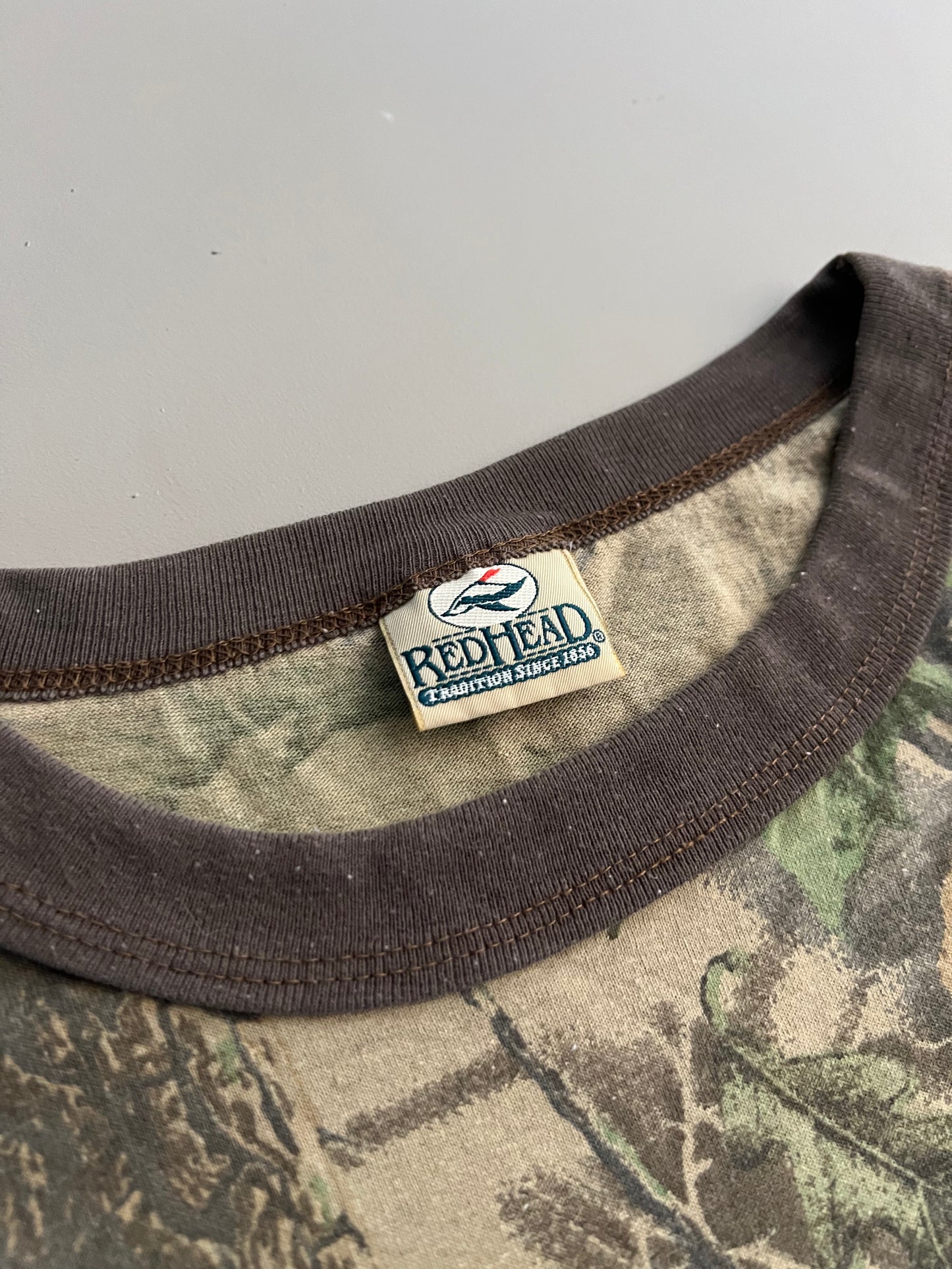 2XL 90s Camo Blank Long Sleeve Shirt