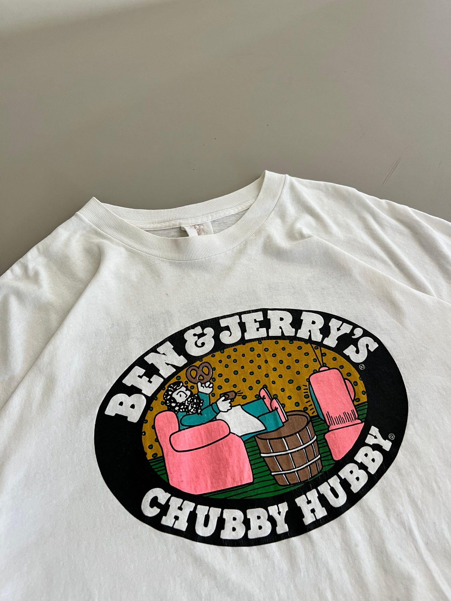 2XL 90s Ben & Jerry's Chubby Hubby T-shirt