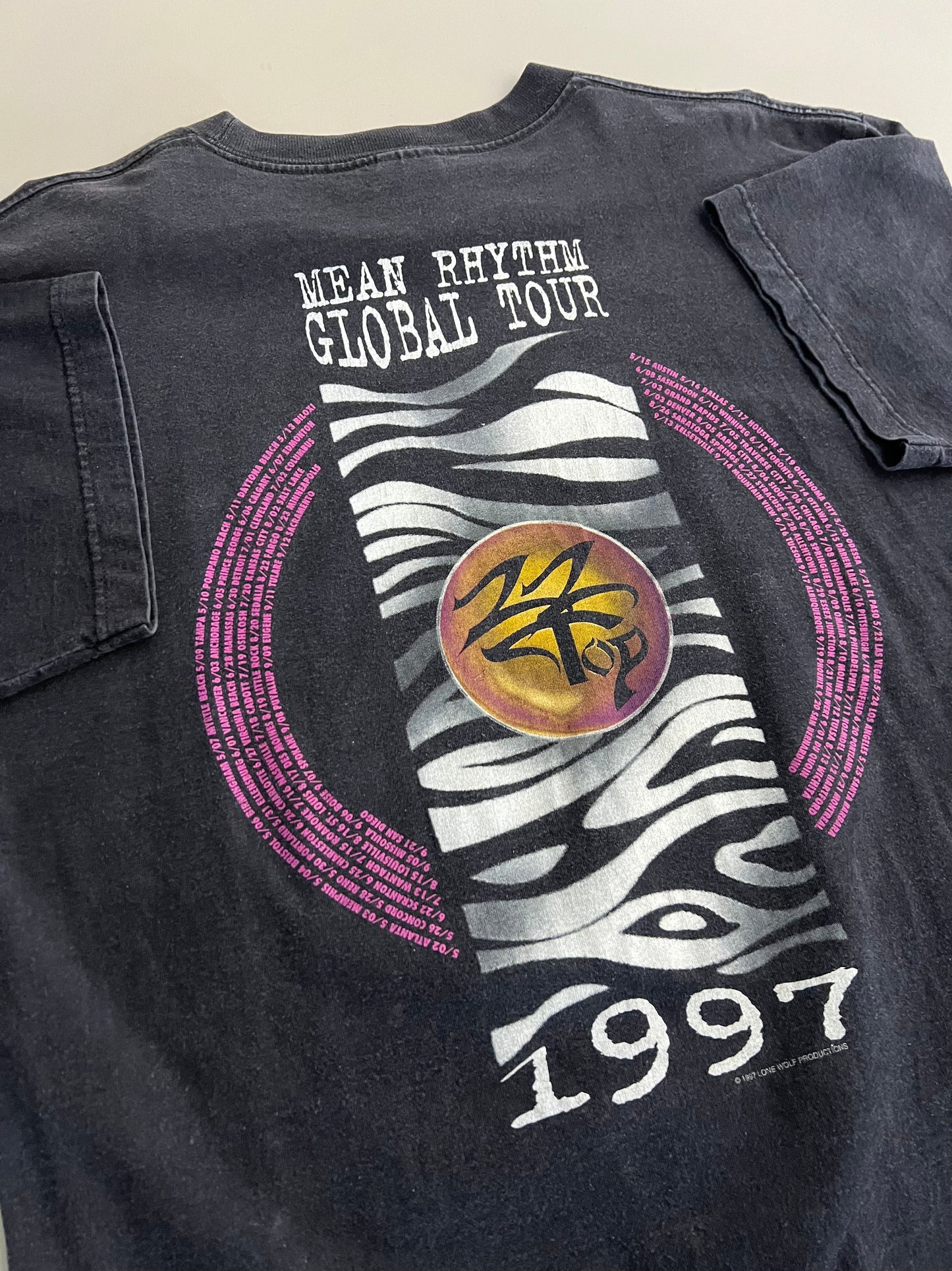 XL 1997 ZZ Top Mean Rhythm Tour T-shirt