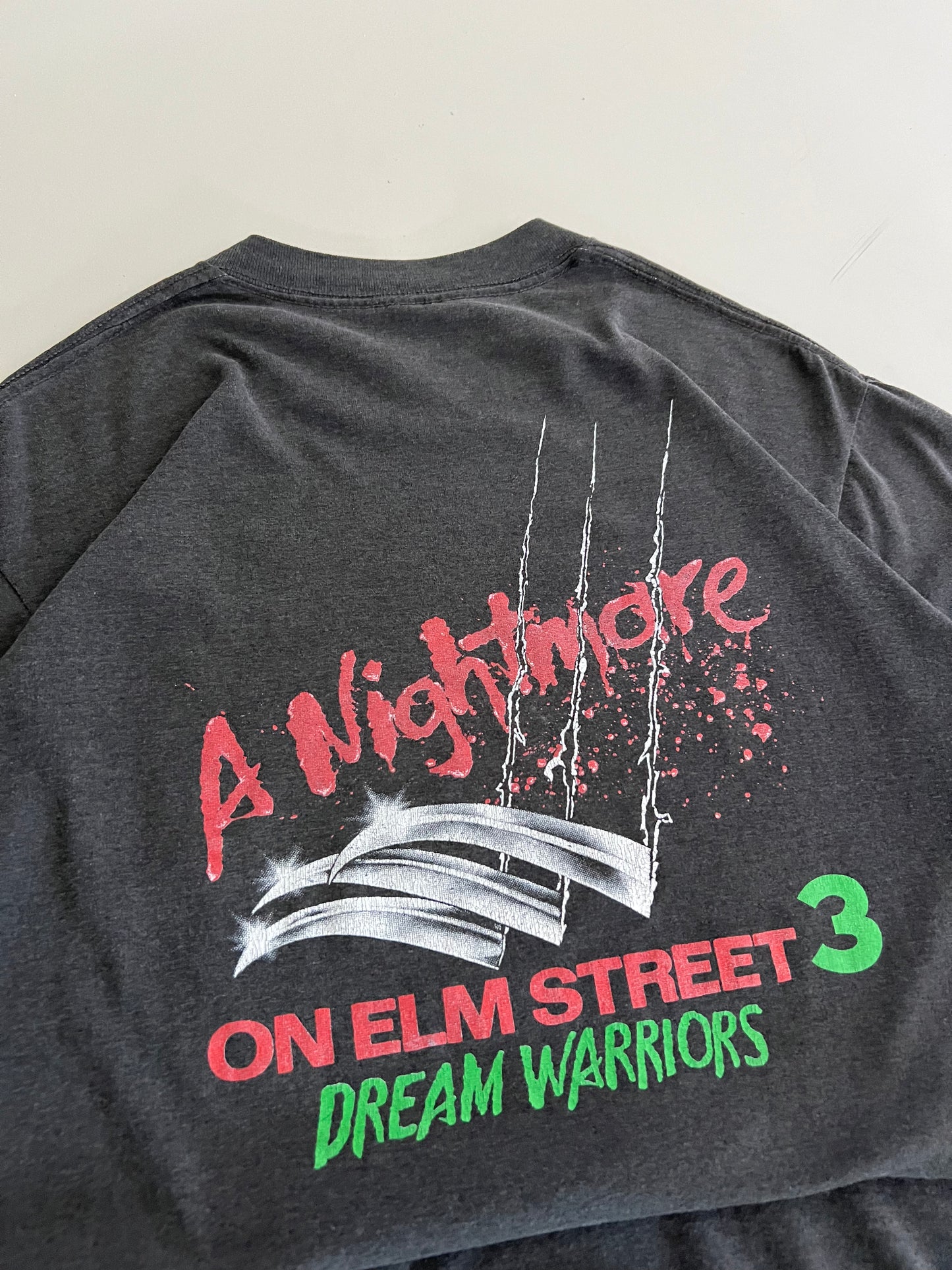 Large 1987 Nightmare On Elm Street 3 T-shirt