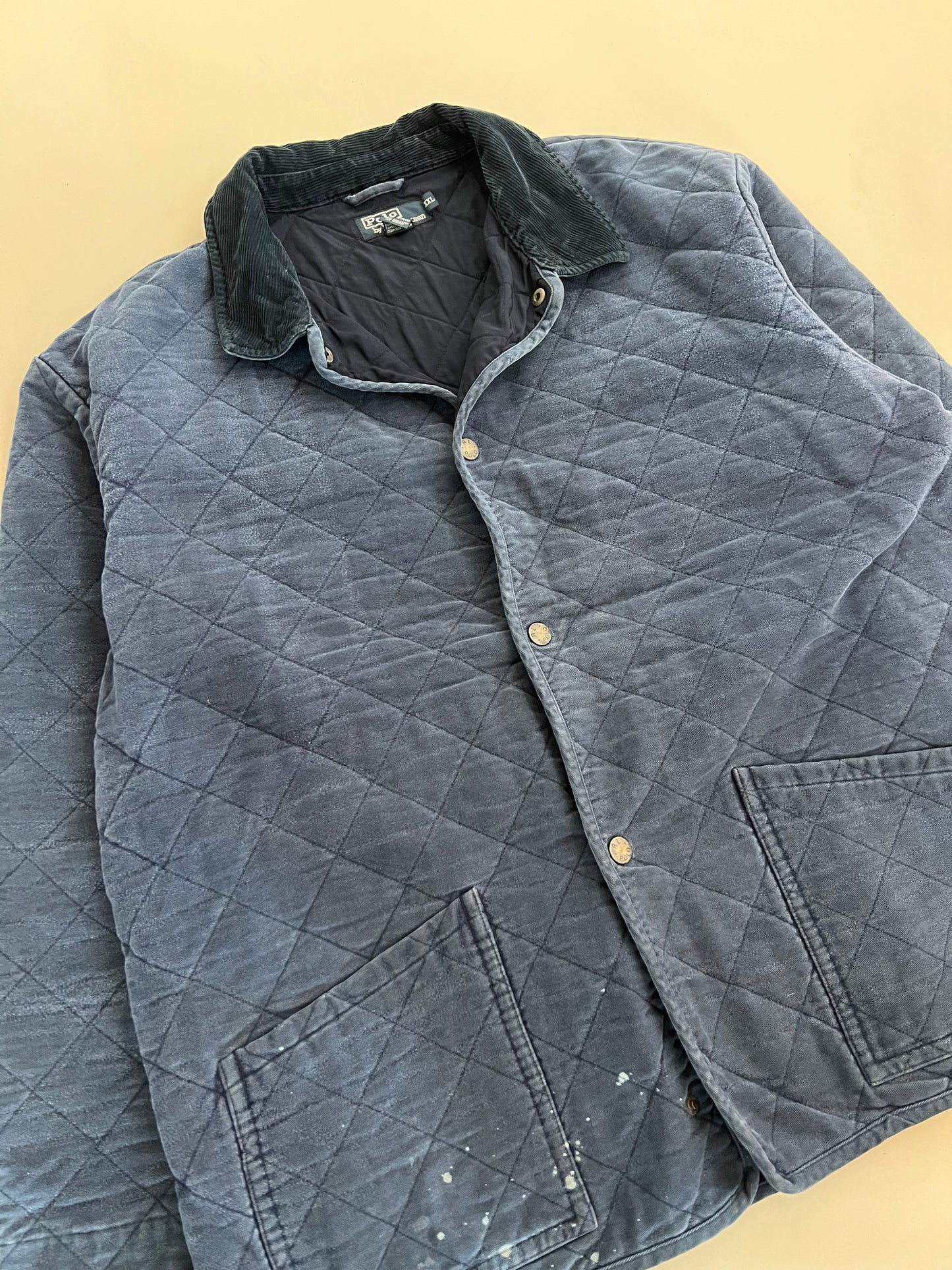 XXL Navy Polo Ralph Lauren Quilted Jacket