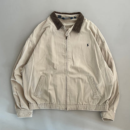 XXL 90s Tan Polo Ralph Lauren Harrington Jacket