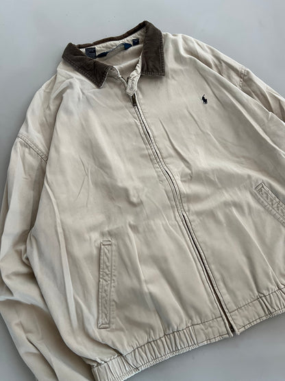 XXL 90s Tan Polo Ralph Lauren Harrington Jacket
