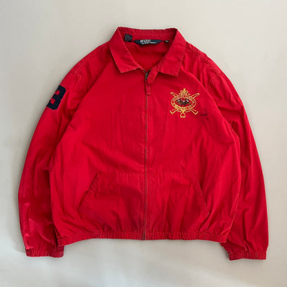 XXL 90s Red Polo Ralph Lauren Horsemen Jacket