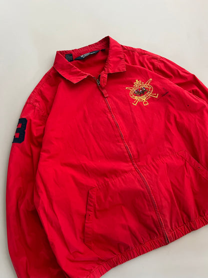 XXL 90s Red Polo Ralph Lauren Horsemen Jacket