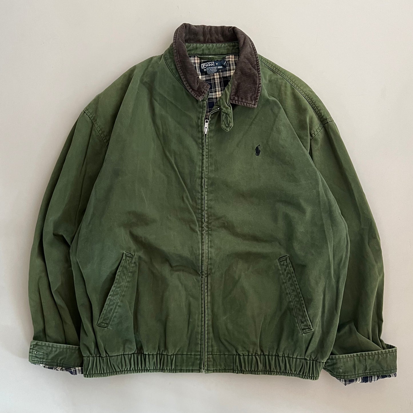 XXL 90s Olive Polo Ralph Lauren Harrington Jacket