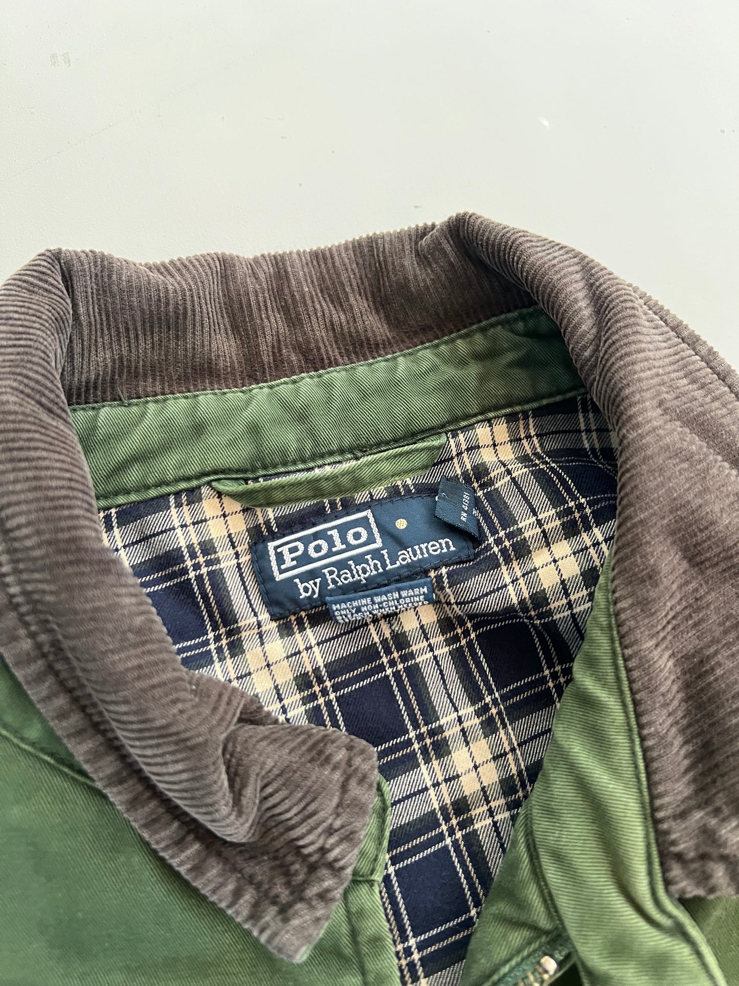 XXL 90s Olive Polo Ralph Lauren Harrington Jacket