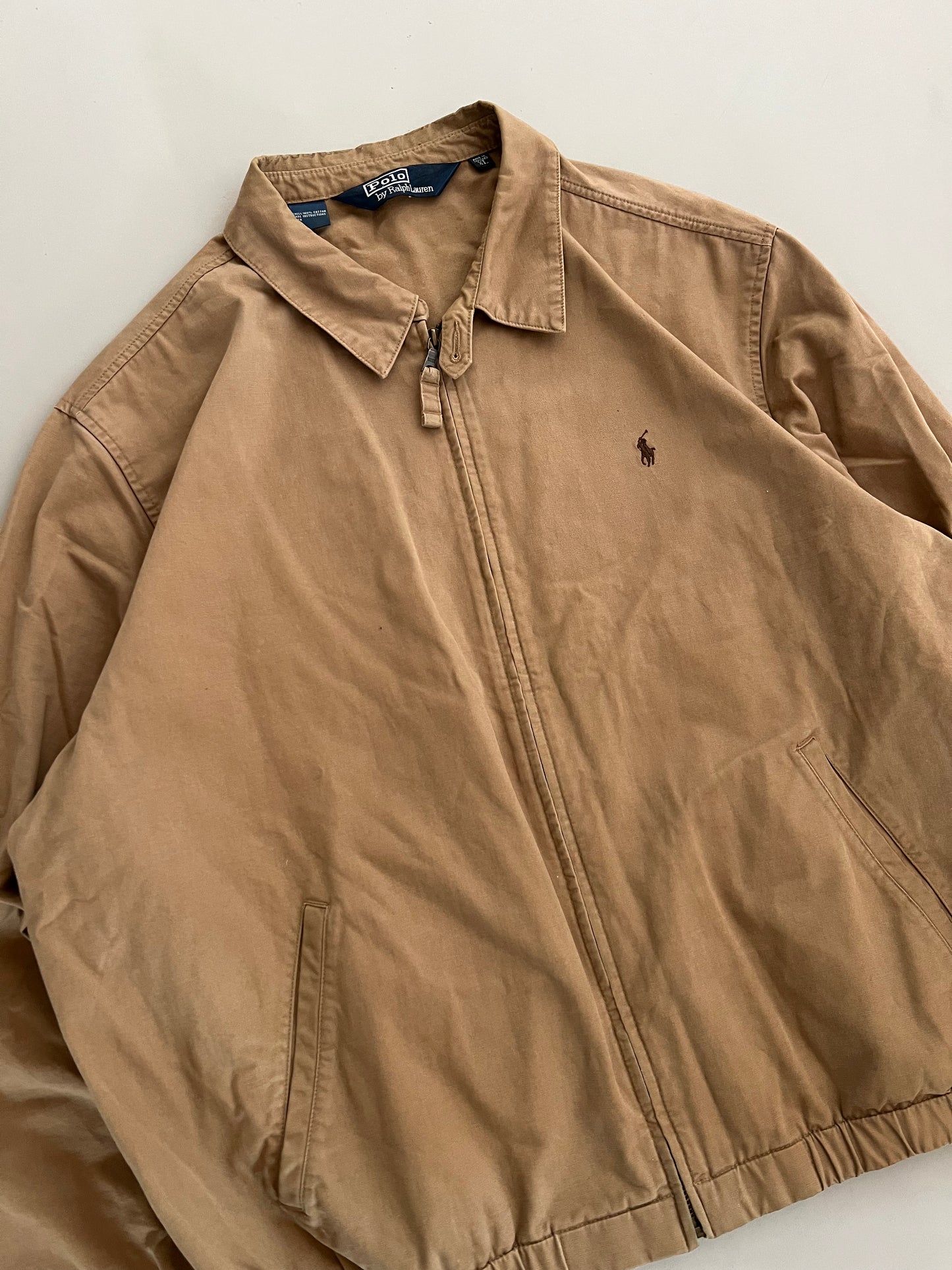 XL 90s Camel Polo Ralph Lauren Harrington Jacket